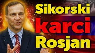 Sikorski karci Rosjan. Szef MSZ zamknął konsulat w Poznaniu za organizacje podpaleń