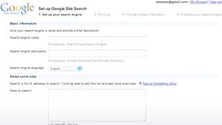 Google Site Search: Quick Tour