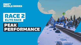 Zwift World Series // Elite Race 2 - Peak Performance