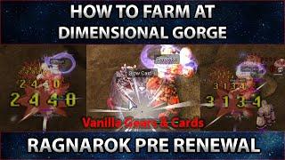 How to farm at Dimensional Gorge with Lord Knight Berserk Ragnarok Pre Renewal