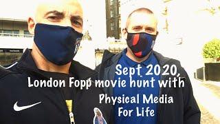 Sept 2020, London Fopp  movie hunt with Physical Media For Life