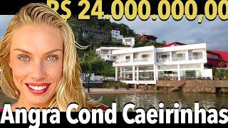 Mansão à Venda em Angra Cond Caieirinha 9 Suítes Praia Particular Aluguel Temporada LUXOBRASIL #AR01