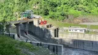 Headworks of a Hydropower plant in Nepal