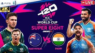 AUS vs IND | Best Revenge Match | Super 8 | T20 World Cup 2024 | Cricket 24 | maXKeyYT