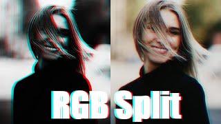 RGB split effect - The quick and easy way - No Plugin @Photoshop