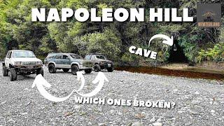 NAPOLEON HILL (The Caves) - But in Reverse ... Lost with Broken Trucks