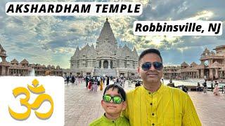 Largest Hindu Temple in USA - BAPS SWAMI NARAYAN AKSHAR DHAM in NEW JERSEY