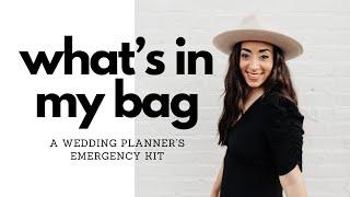 What's in my bag? A wedding planner's emergency kit!