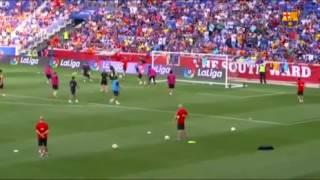 Lionel Messi le hizo un humillante "Boateng" a Javier Mascherano