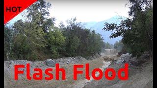  massive debris flow illgraben Schlammlawine