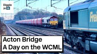 A FULL and FOGGY Day On The WCML | Acton Bridge: January 2023