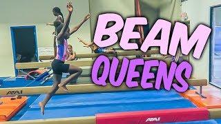 Coach Life: Front Tuck On Beam?!?| Rachel Marie