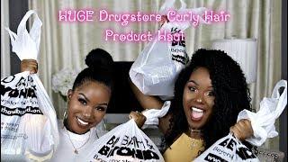 HUGE Drugstore Curly Hair Products Haul