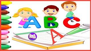 Writing capital letters Alphabet for kids |ABCD | English alphabet A to Z for children