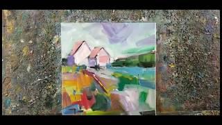 Loose Brush Style Impressionism Demo - Oil Painting - Artist Jose Trujillo