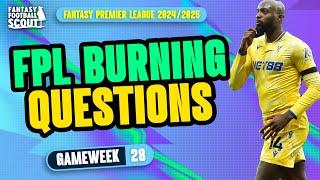 FPL HARRY & TOM ARE BACK! | BURNING QUESTIONS GW28!  | Fantasy Premier League Tips 2024/25