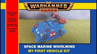 Space Marine Whirlwind Refurbish and Background Warhammer 40k 90s 2nd edition