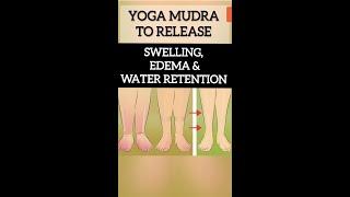 Yoga Mudra for Swelling, Edema, Water Retention | Mudra to Release Swelling  & Water Retention