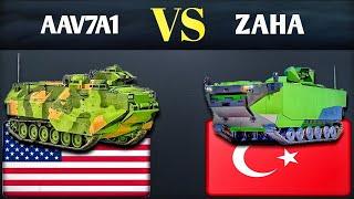 American AAV7A1 (MAV) VS Turkish ZAHA Marine Assault Vehicle | Amphibious Assault Vehicle (AAV)