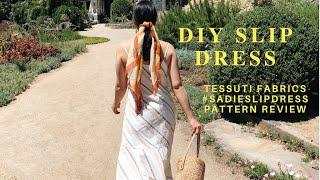 Pattern Review - DIY Slip Dress - Tessuti Fabrics Sadie Slip Dress