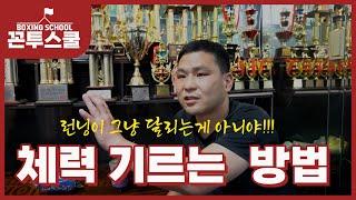 체력 기르는 방법 | 복싱 교육 영상 | 꼰투스쿨 6화