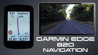 Garmin Edge 820 - Navigation