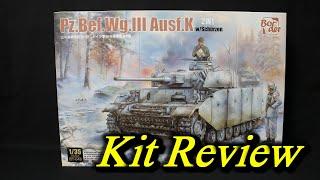 Border Model German Panzer III Ausf.K command version ( English Sub ) /