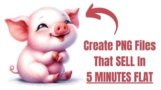 How To Create PNG Files That SELL In 5 Minutes Flat!