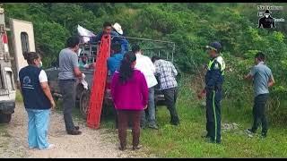 Varios heridos y 17 fallecidos tras caer un vehículo a un barranco en una comunidad de jocotán.