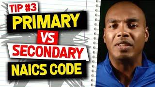 Primary vs Secondary NAICS Code | Naics Codes Explained | Eric Coffie