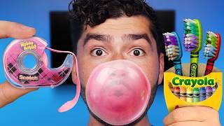 Do School Supplies Cause Cavities !?  *ASMR Edible DIY*