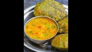 Easy Palak Poori with Little Millet