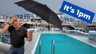 What Happened at 1pm on the Sapphire Princess Lido Deck?