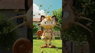 Revenge on Meowth / Pikachu Got Payback With a Bee Trap  #pikachu #meowth #pokemon