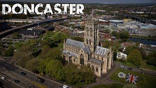 Doncaster City Centre April 23 Aerial Drone Video