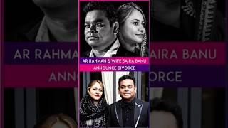 AR Rahman Pens Emotional Note After Announcing Divorce From Wife Saira Banu #Shorts