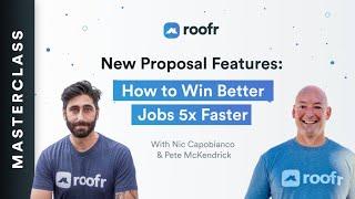 Roofing Proposal Technology: Win High Quality Jobs, Faster!