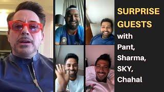 Surprise Guests with Rishabh Pant, Rohit Sharma, SKY, Chahal (Unseen footage)