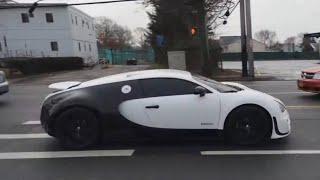 Bugatti Veyron Super Sport Pur Blanc - Start, Rev, Hard Acceleration