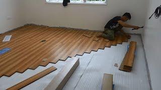 Excellent Building Bedroom Floor With Wood & How To Install Wooden Floors Step By Step