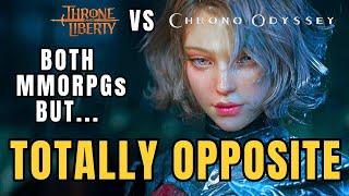 Chrono Odyssey vs Throne and Liberty - Massive Differences - New MMORPG 2025 PC/PS5/XBOX