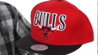 Mitchell & Ness Chicago Bulls Laser Stitch Snapback SKU:#8044878