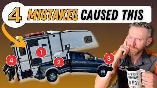 Truck camper BREAKS truck frame - Tips to avoid this!