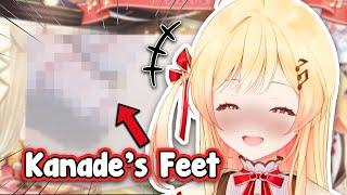 Kanade Shows Her FEET During Stream and it is..【Hololive / Eng Sub】