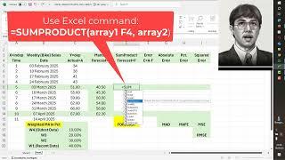 Basic Weighted Moving Average Using Excel and R Programming