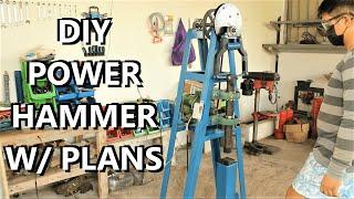 Building a DIY Power Hammer Machine "WITH PLANS"