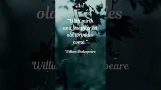 Aging with Grace – The Beauty of Life #shakespeare #motivation#englishplaywright#quotes#englishpoet