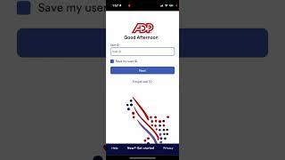 How to setup ADP mobile app?