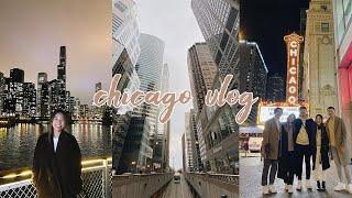 chicago travel vlog | café hopping, famous food spots, architecture boat tour at night