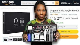 I Tested a PRO Acrylic Kit from AMAZON - Organic Nails